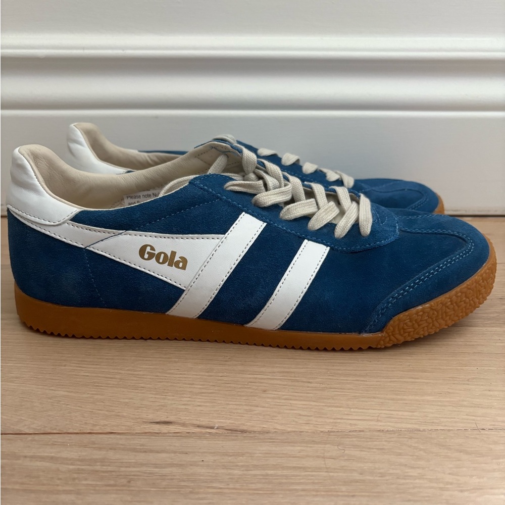 Gola Blue and White Sneakers